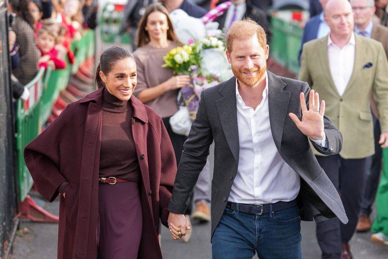 The Duke and Duchess of Sussex in Nottingham